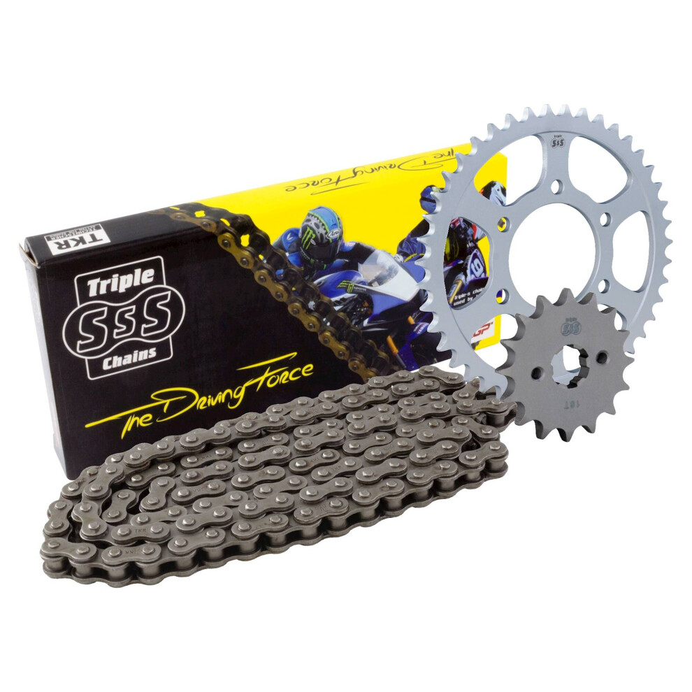 Triple-S Yamaha Xt250 08-12 Chain & Sprocket Kit Black 5034862355218