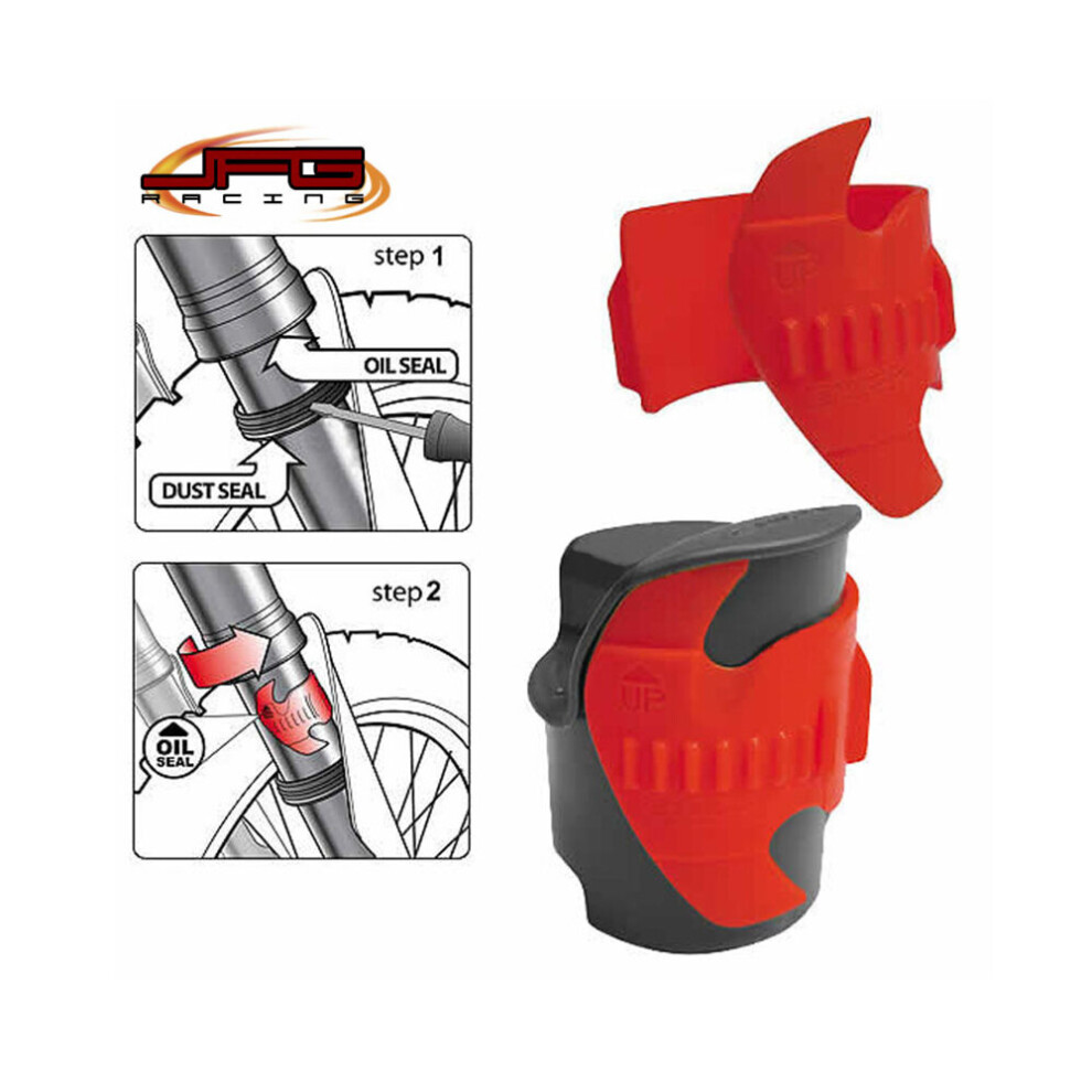 Bike It Fork Seal Saver Scraper Red 5034862409478