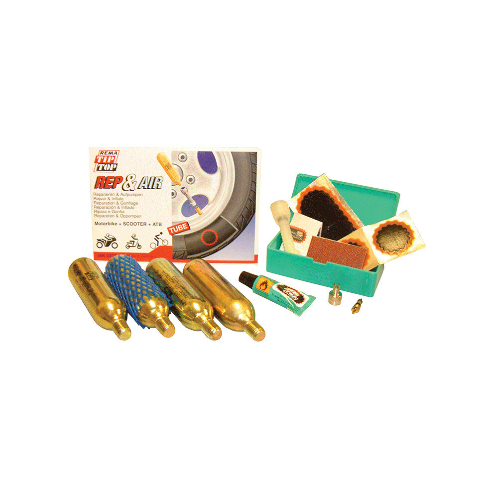 Rema Tip Top Temporary Tubed Puncture Repair Kit 4003115060378