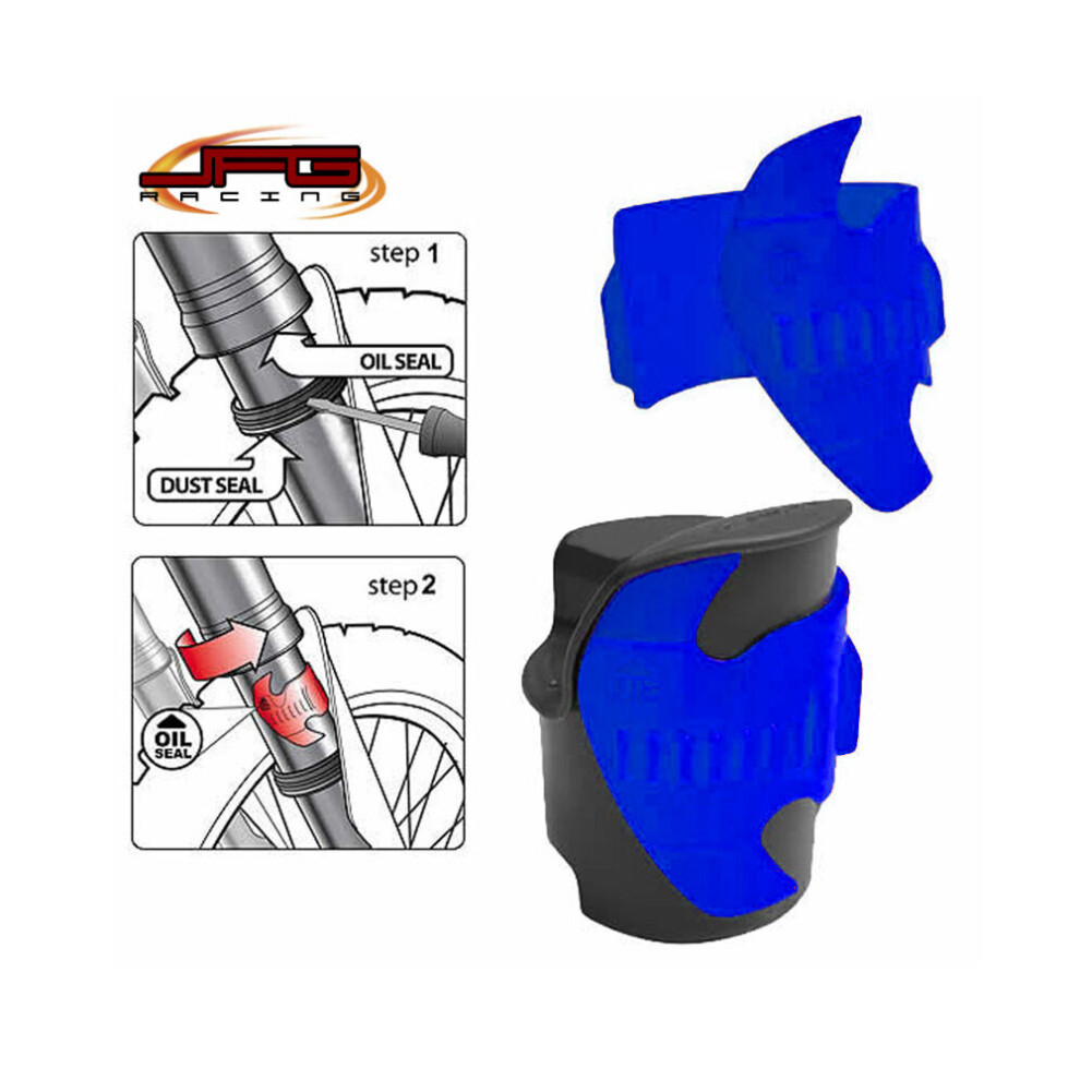 Bike It Fork Seal Saver Scraper Blue 5034862409447
