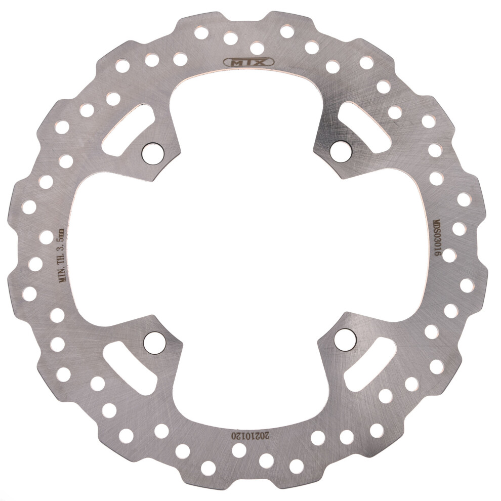 Mtx Performance Brake Disc Rear Solid Disc For Kawasaki Kx 450 F 2006 - 2013 5034862448231