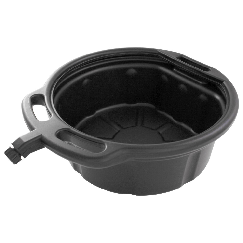 Bike It 16 Litre Oil Drain Pan With Pourer And Grip Handles 5034862429773