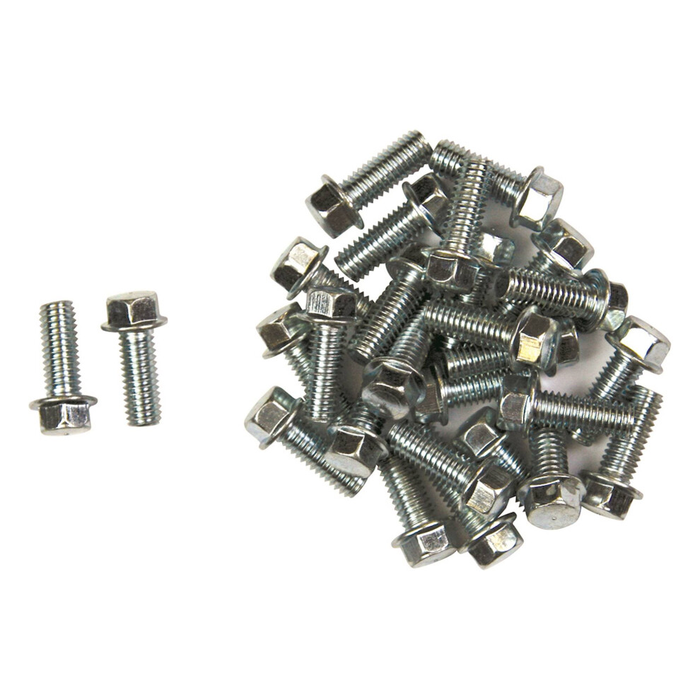 (M6 X 12 Mm) Bike It Carbon Steel Flange Head Bolts - 25 Pieces 5034862354419