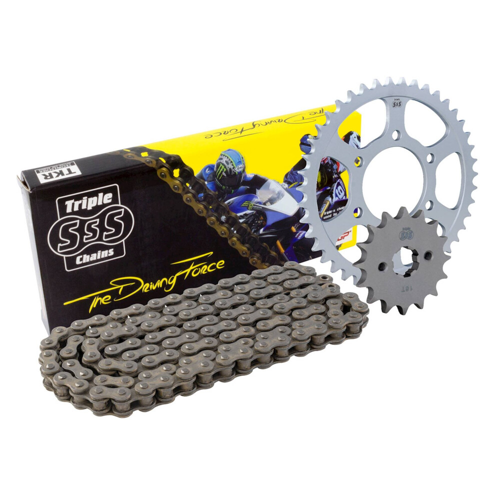 Triple-S Suzuki Gsr600 K6-L0 06-10 Chain & Sprocket Kit Gold 5034862327666