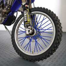 (18 CM) GP Pro Spoke Shrouds Blue - Pack Of 40