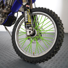 (18 CM) GP Pro Spoke Shrouds Green - Pack Of 40