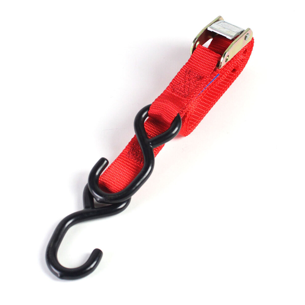 Bike It 4 Piece Red Autolock Tiedown 5034862059765