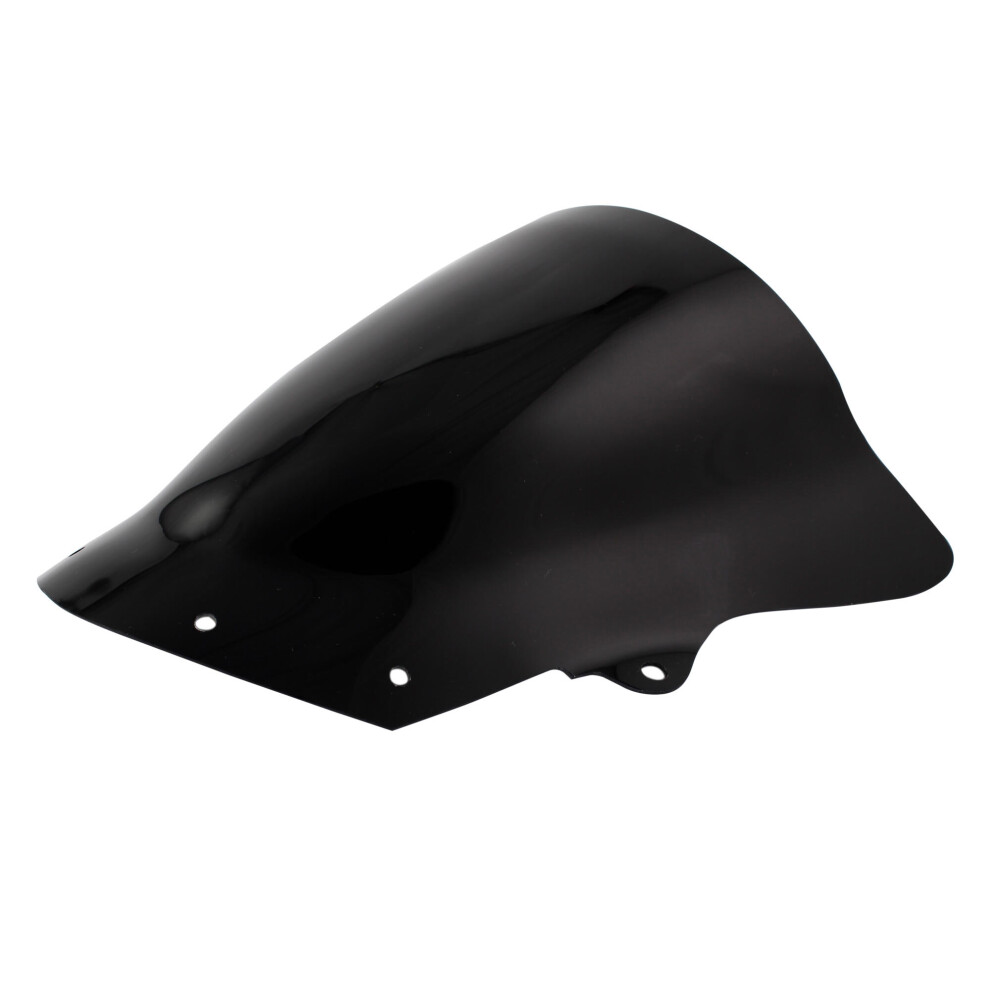 Airblade Smoked Double Bubble Screen For Kawasaki Zx6r 2009 To 2016 Dark 5034862234070