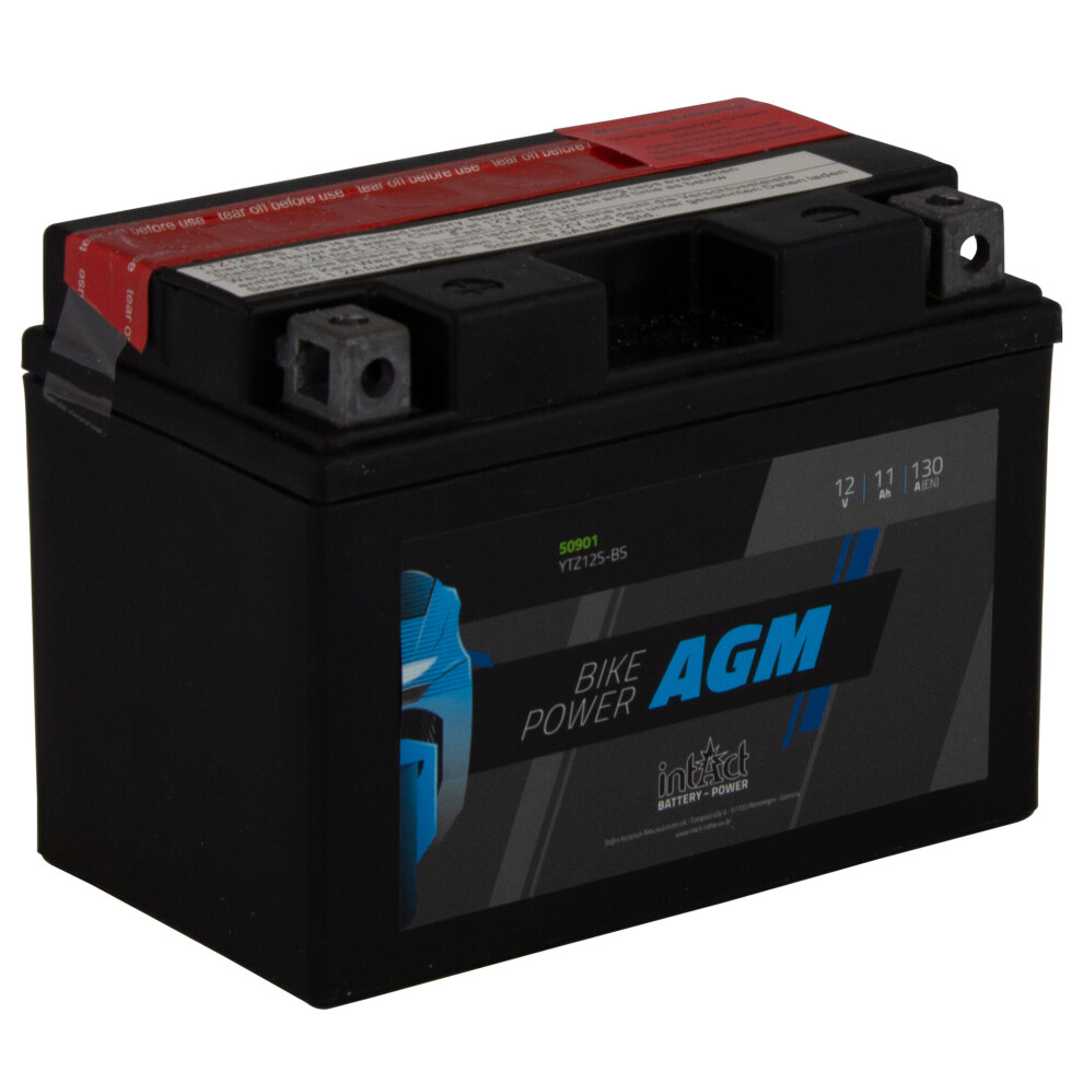 Intact Maintenance Free Agm Bike-Power Battery Ytx12s-Bs 4250227554169