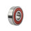 NTN Double Rubber Sealed Bearing - 6201DDU 1