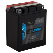 IntAct Maintenance Free AGM Bike-Power Battery YTX14AHL-BS