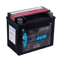 IntAct Maintenance Free AGM Bike-Power Battery YTX12-BS