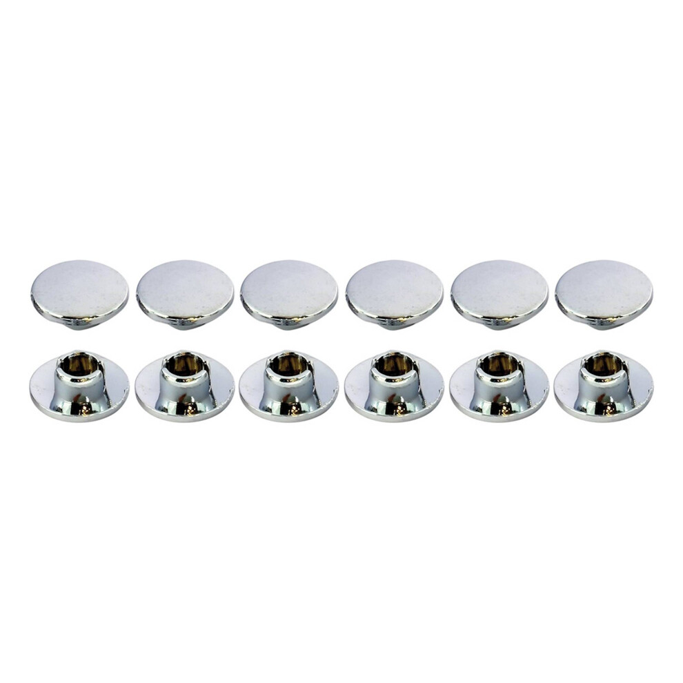 Bike It Allen Bolt Caps Chrome Effect - M10 - Pack Of 12 5034862359872