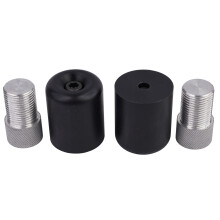 BikeTek Bar-End Sliders Black STP Yamaha YZF-R6 98>