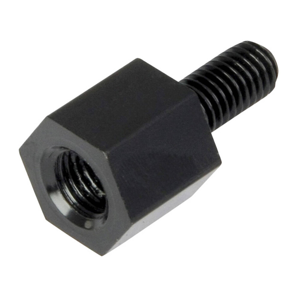 Bike It Mirror Adaptor For Converting 10 Mm Thread To 8 Mm Fitment Black 5034862343666
