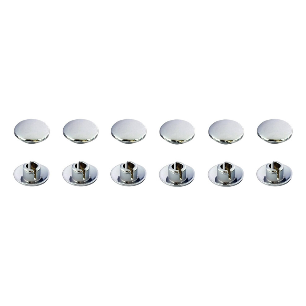 Bike It Allen Bolt Caps Chrome Effect - M8 - Pack Of 12 5034862359889