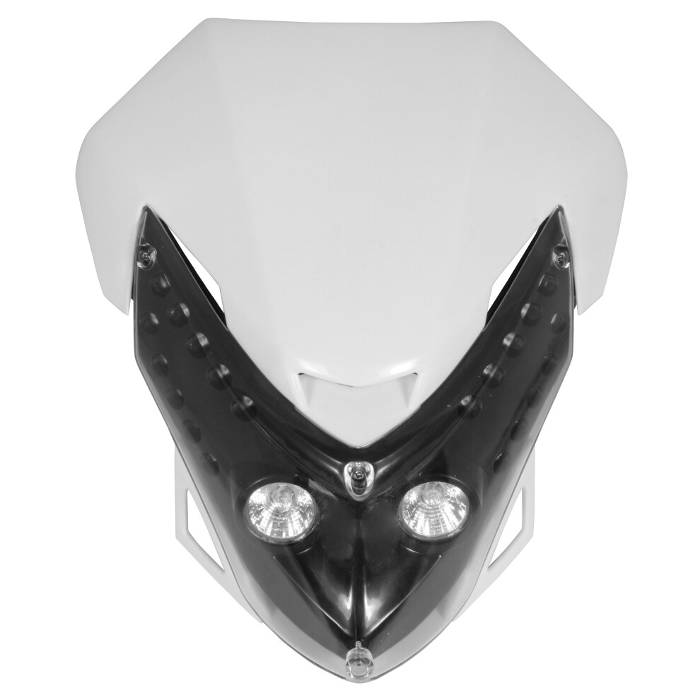 Bike It Universal Spectre Fairing Headlight White 5034862330659