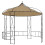 VidaXL vidaXL Pavillon 300x290 cm Taupe Rund 1
