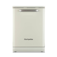 Montpellier MAB1353C Freestanding Dishwasher 60cm in Cream