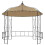 VidaXL vidaXL Pavillon 300x290 cm Taupe Rund 2