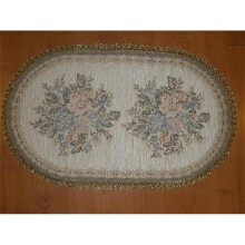 10 x 14 in. Begium Doily Anika, Blue