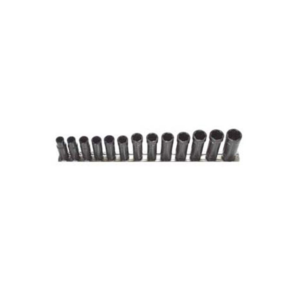 13 Piece .38 In. Drive Deep Turbo Socket Sae- Metric Set 745704617252