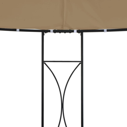 VidaXL vidaXL Pavillon 300x290 cm Taupe Rund 2