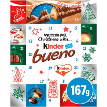 Kinder Bueno Advent Calendar, Chocolate Christmas Gift (167 g)