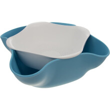 (Blue) Double Bowl & Colander 5L Bowl 2L Colander NOD Products