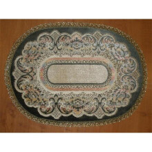 9 x 14 in. Begium Doily Verona, Jade