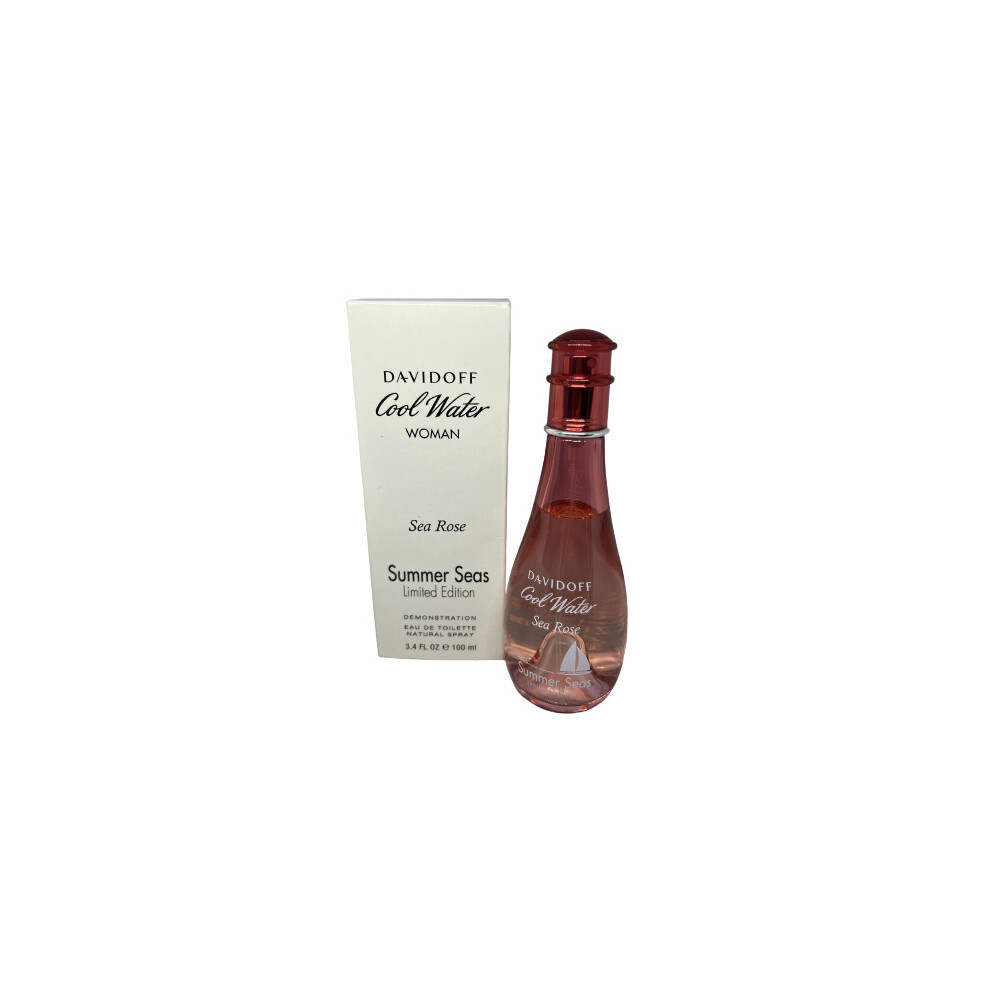 Davidoff Cool Water Sea Rose Summer Seas Limited Edition 100ml Tester