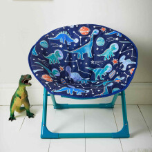 Childrens Kids Bedroom Foldable Dinostar Moon Chair Seat 54 x 47 x 46cm
