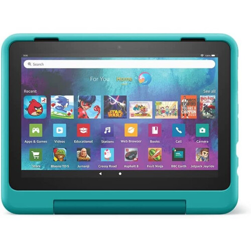 Fire HD 8 Kids Pro tablet 8-inch HD display 32 GB, 2022 release, Teal ...