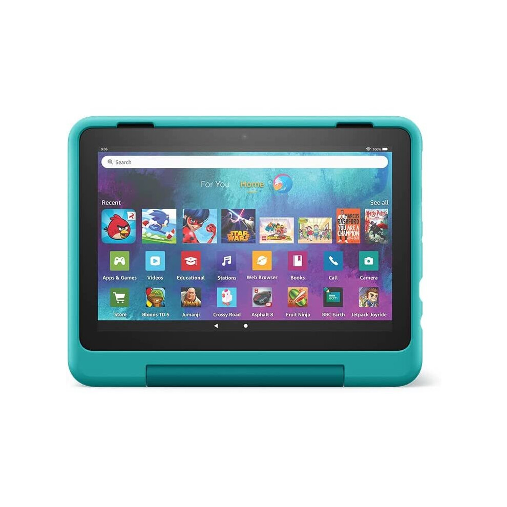 Fire HD 8 Kids Pro tablet  8-inch HD display 32 GB, 2022 release, Teal