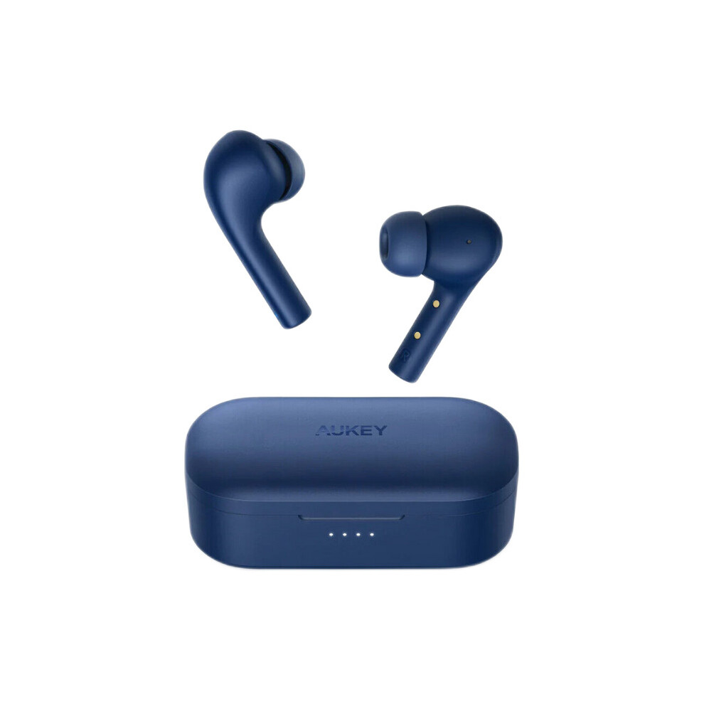 (Blue) Aukey EP-T21S Wireless Bluetooth In-Ear Headphones