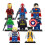 16Stück Marvel Avengers Superhelden Mini Figuren Dc Set Fit Lego 2