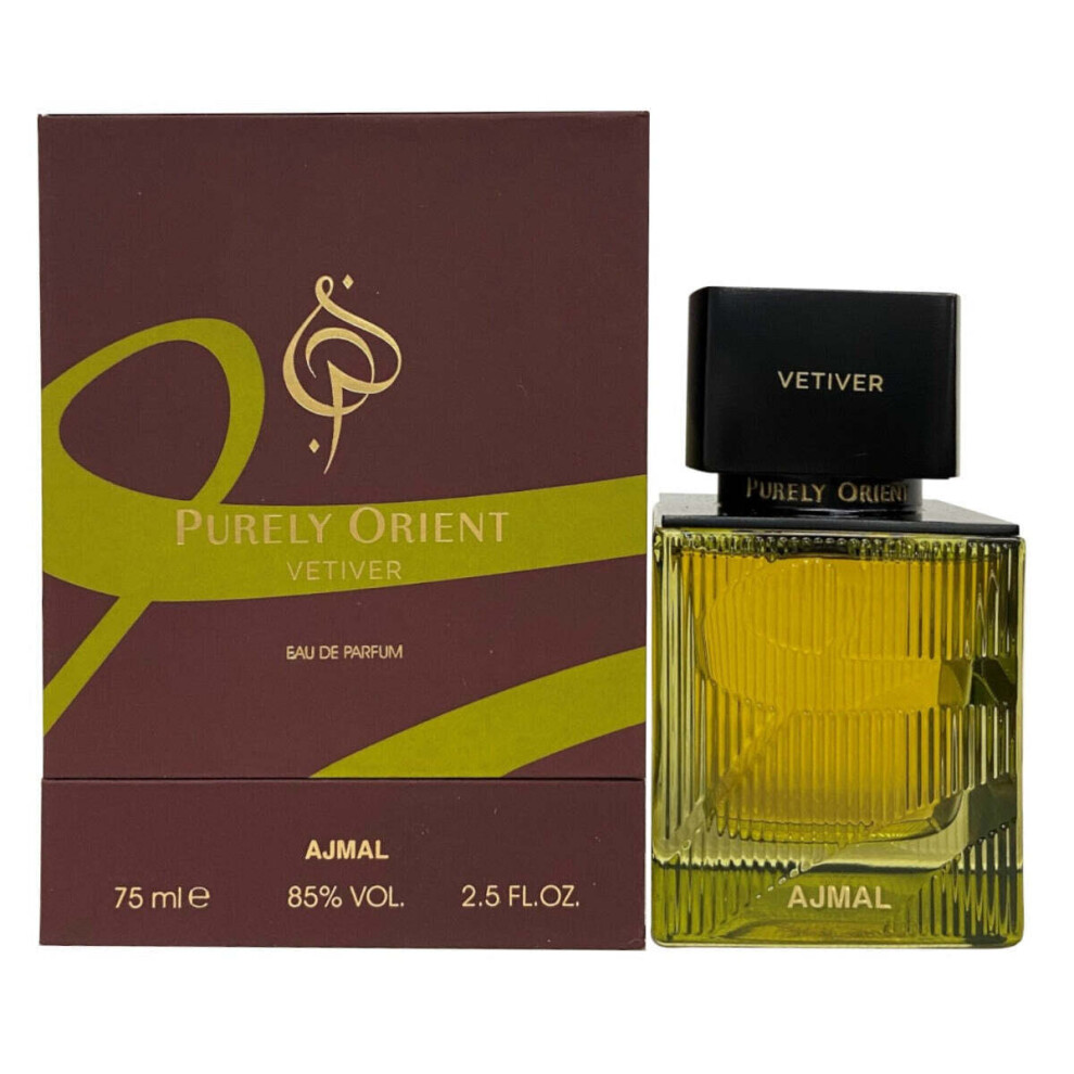 Ajmal Perfume Ajmal Purely Orient Vetiver Eau De Parfum 75 Ml Sealed