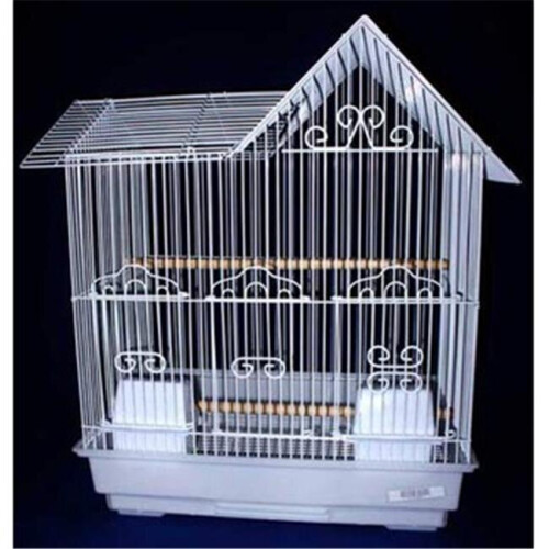 Villa Top Bird Cage in White