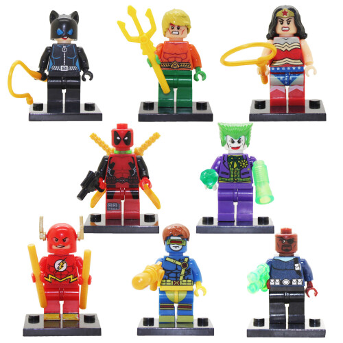 16Stück Marvel Avengers Superhelden Mini Figuren Dc Set Fit Lego 2