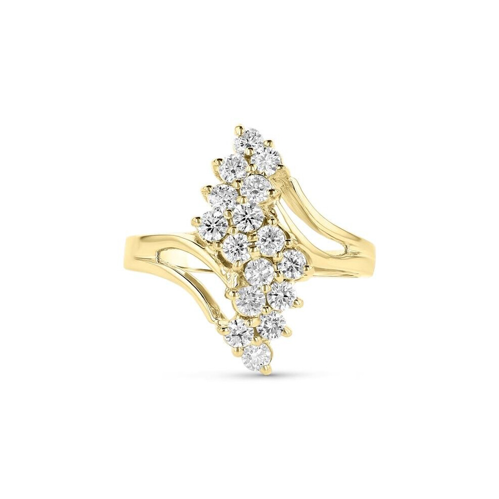 Photos - Ring 0.80 CTW Diamond , 14K Yellow Gold - Size 9