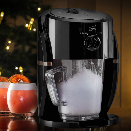 NEO Neo Black and Copper Ice Crusher Slush Machine
