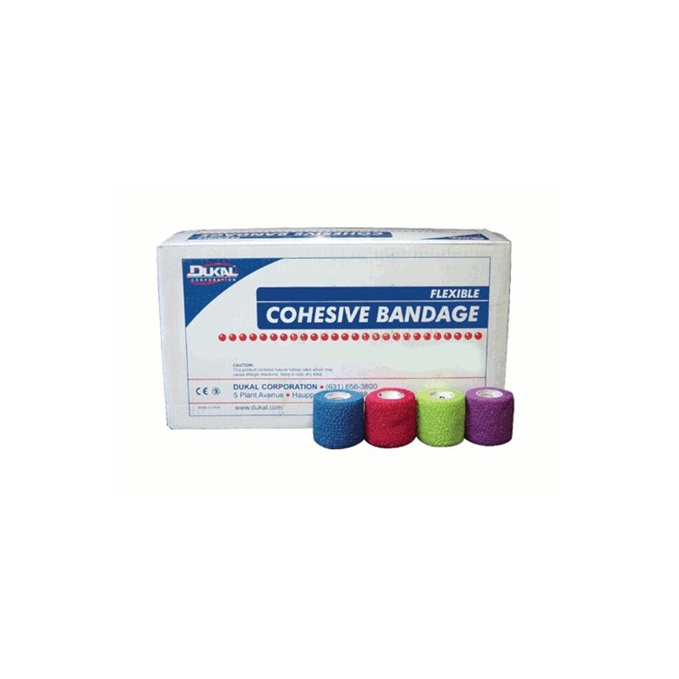 Dukal Corporation 8025As Non-Sterile, Cohesive, Assorted, 2 In.