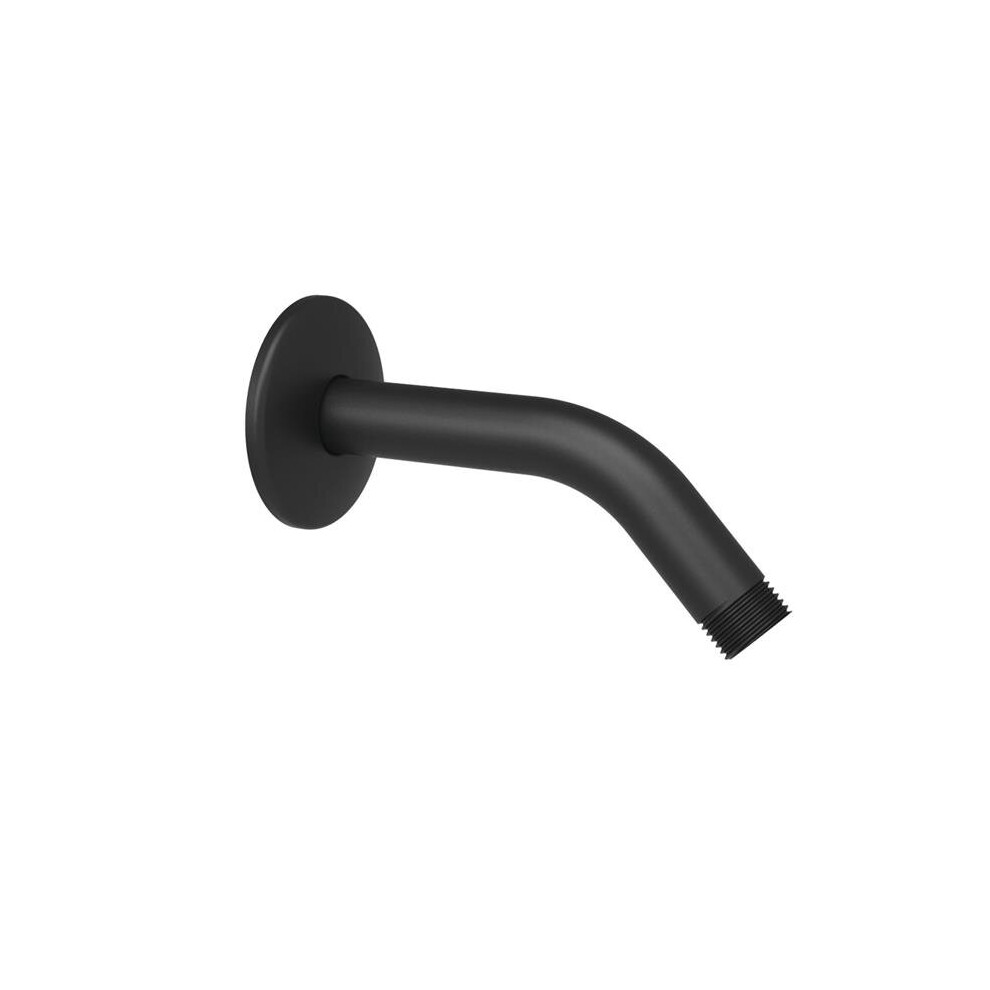 Traditional Showerscape 6 In. Shower Arm With Flange - Matte Black 753678299329