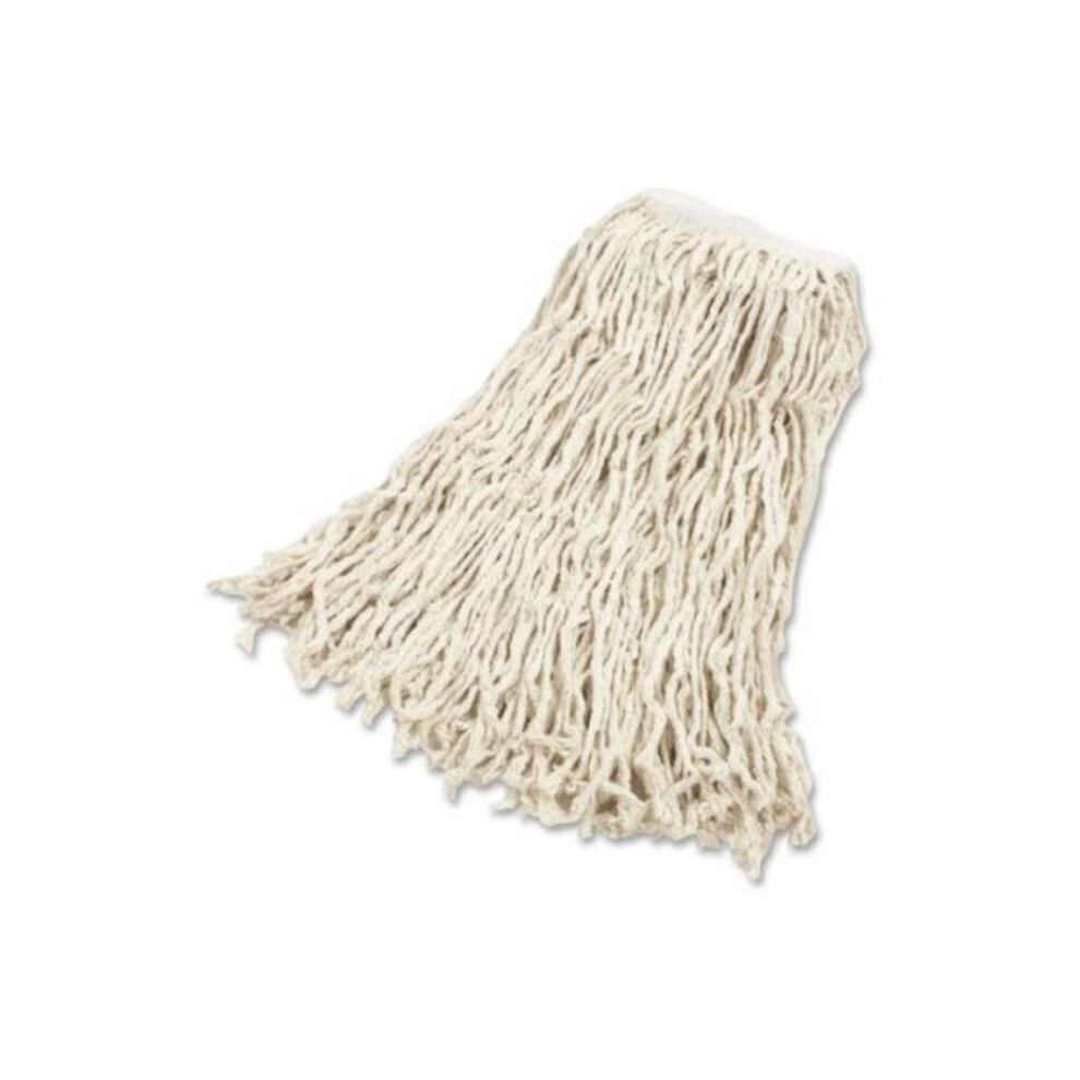 1 in. Headband Value Cotton Wet Mop, White - Pack of 12