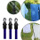 (3) AAMEN 2.4M Heavy Duty Telescopic Washing Line Pole 4