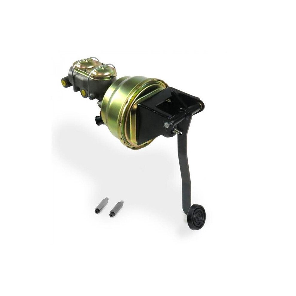 Universal Firewall 7 In. Dual Brake Pedal Kit Adjustable Disc & Drum 3 In. Rubber Pad 753678016742