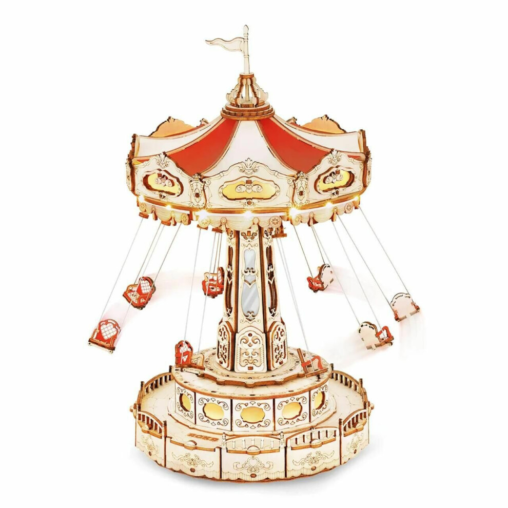 Puzzle En Bois Avec Boîte à Musique Swing Ride Diy