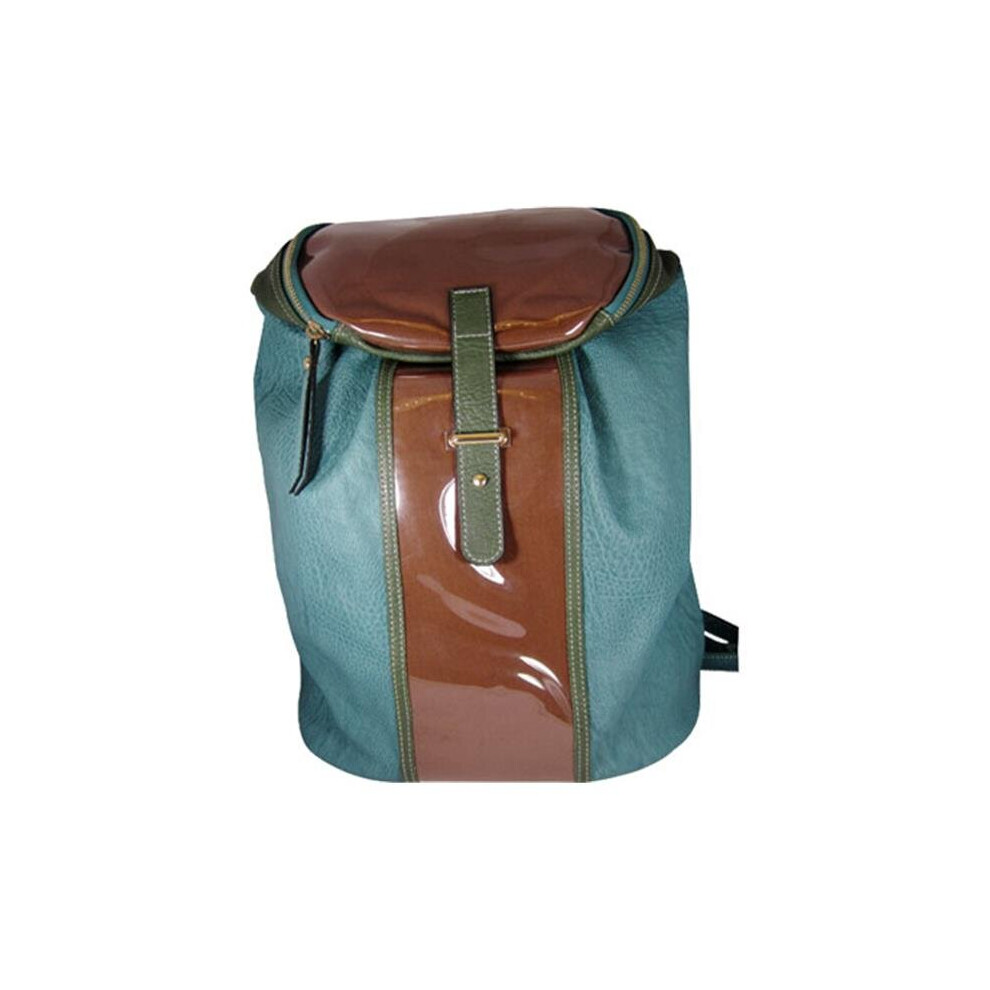 Junior Womens Emerald Top Flap Zipper Closure Shira Backpack-image-OPC-PB7CF6X-NEW