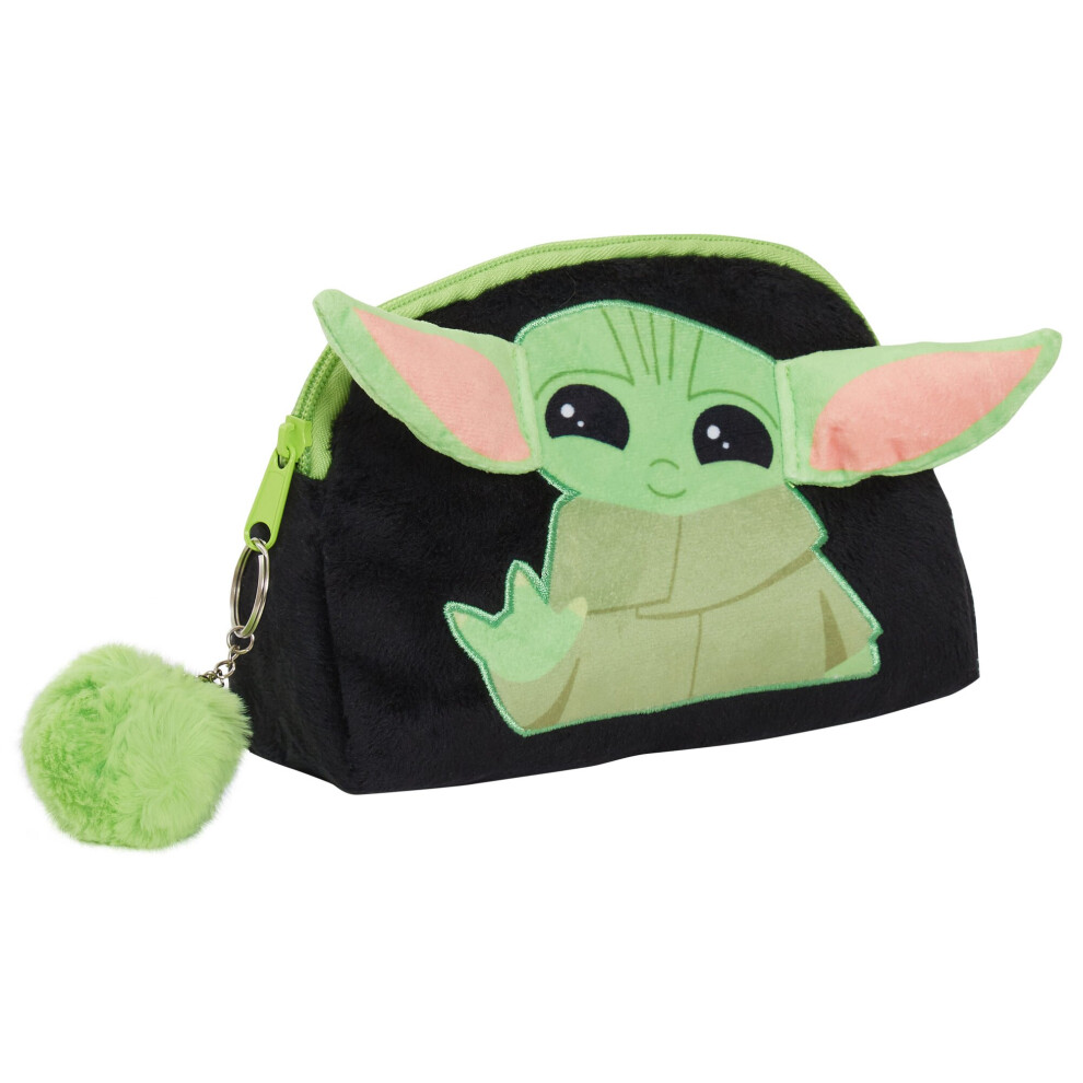 Star Wars Mandalorian Toiletry Bag Baby Yoda Cosmetic Bag Grogu Pencil Case Make Up Bag