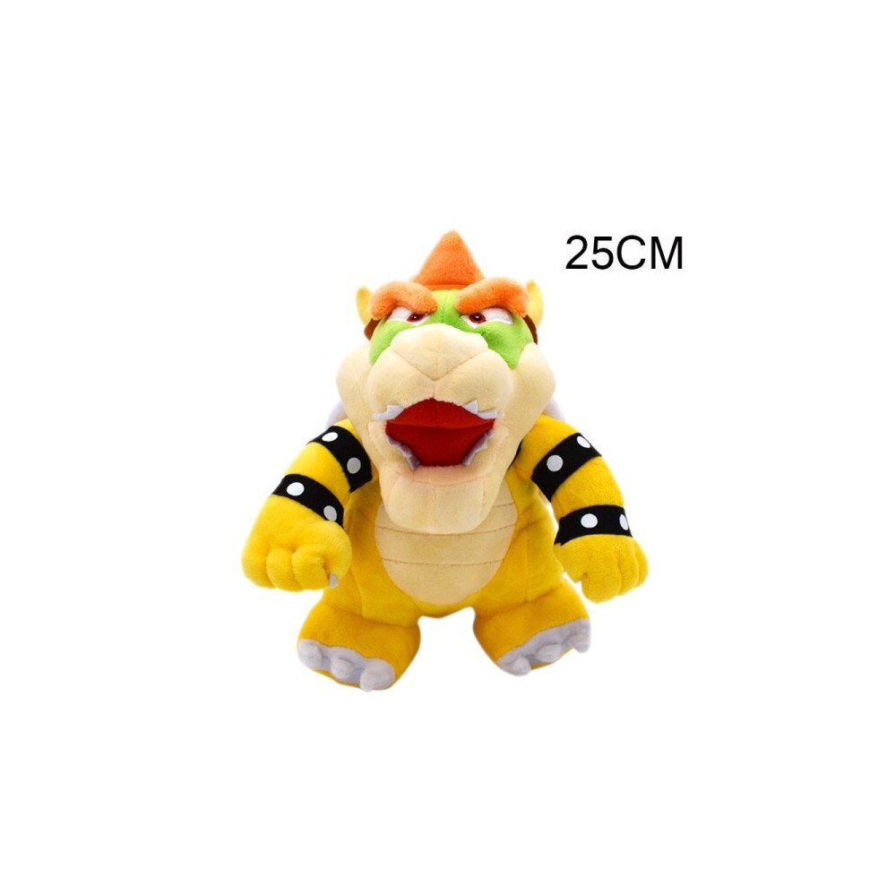 (B) Koopa Bowser Plush Toys Anime Cartoon Film Dragon Dolls Soft Stuffed Plush Toy